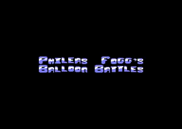 Phileas Fogg's Balloon Battles (UK) (1991) screen shot title